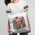 Gingerbread Reading Book Lovers Christmas Bookworm Librarian Premium Pillowcase
