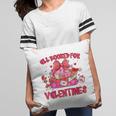 Groovy All Booked For Valentines Books Pink Coquette Bow Pillowcase