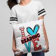 I Heart Books Love Reading Red And Stripe Animated Cat For Men Women Girls Kids Pillowcase