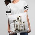 Hip And Leg Bones Book Print Vintage Human Bones Pillowcase