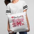 HUGvyn One Loved Teacher Valentine Book Heart Reading Bow Pillowcase