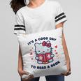 It's a Good Day To Read a Book Cute Cat Book Day Girls Boys Pillowcase