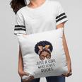 Just a Girl Who Loves Books Messy Bun Black Women Reading Pillowcase Just a Girl Who Loves Books Messy Bun Black Women Reading Pillowcase