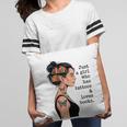 Just a Girl Who Has Tattoos And Love Books Tattooed Inked Pillowcase