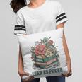 Leer ES Poder Cute Floral Spanish Teacher Book Reading Pillowcase