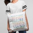 Library Card Vintage Book Due Date Bookish Rainbow Reading Pillowcase