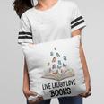 Live Laugh & Love Books Reading Butterfly Book Lover Bookish Premium Pillowcase