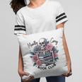 Morally Grey Skeleton Reading Smut Smutty Spicy Books Lover Pillowcase