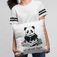 Panda Reading Chapter Books Pillowcase Panda Reading Chapter Books Pillowcase