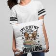 Papillon Dog Breed Life Is Better With Books And Papillons Pillowcase