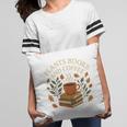 Plants Books And Coffee Nature Leaves Reading Book Lover Premium Tri-Blend Pillowcase