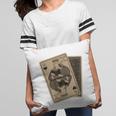 Queen Of Books Playing Card Aesthetic For Book Lovers Premium Tri-Blend Pillowcase