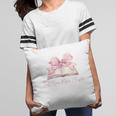 Reading Books Mom Mothers Day Coquette Pink Bow Book Lovers Pillowcase