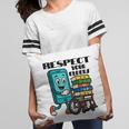 Respect Elders Cellphone Pushing Books In a Wheelchair Pillowcase Respect Elders Cellphone Pushing Books In a Wheelchair Pillowcase