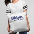 Retro Brooklyn Public Library NY New York Book Lover Pillowcase