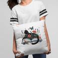 Retro Cute Cat Floral Book Librarian Vintage Floral Cat Book Pillowcase