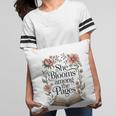 She Blooms Among The Pages Women Mom Wife Floral Book Lover Premium Tri-Blend Pillowcase She Blooms Among The Pages Women Mom Wife Floral Book Lover Premium Tri-Blend Pillowcase