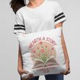Unearth a Story 2026 Summer Reading Program Flowers Book Premium Tri-Blend Pillowcase