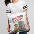 Unearth A Story Cute Turtle Reading Books Librarian Pillowcase Unearth A Story Cute Turtle Reading Books Librarian Pillowcase