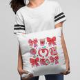 Valentine Teacher Coquette Bow Pencil Heart Book Girl Women Pillowcase