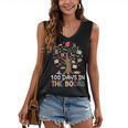 100 Days In The Books Reading Teacher Cute Book Lover Women's V-Neck Tank Top