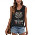 100 Days In The Books Tree Reading Teacher Student 100th Day Women's V-Neck Tank Top