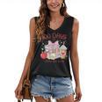 100th Day Of School Teachers 100 Days Of Coffee Chaos Books Women's V-Neck Tank Top 100th Day Of School Teachers 100 Days Of Coffee Chaos Books Women's V-Neck Tank Top