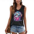 Adorable Book Lover Robot With Reading Glasses Cute Women's V-Neck Tank Top Adorable Book Lover Robot With Reading Glasses Cute Women's V-Neck Tank Top