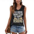 Anti Social Book Club Go Away I'm Reading Women's V-Neck Tank Top