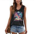 Astronomy Space Lover Books Bookworm Women's V-Neck Tank Top