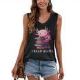 Axolotl Book Lover Librarian Reading Library Readers Women's V-Neck Tank Top Axolotl Book Lover Librarian Reading Library Readers Women's V-Neck Tank Top