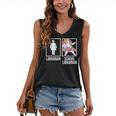 Back To School Library Unicorn Book Lover School Librarian Women's V-Neck Tank Top Back To School Library Unicorn Book Lover School Librarian Women's V-Neck Tank Top