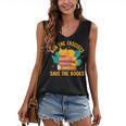 Ban The Fascist Save The Books For a Book Fan Women's V-Neck Tank Top Ban The Fascist Save The Books For a Book Fan Women's V-Neck Tank Top