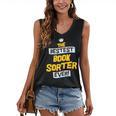 Best Book Sorter Job Occupation Women's V-Neck Tank Top Best Book Sorter Job Occupation Women's V-Neck Tank Top