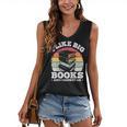 I LIKE BIG BOOKS AND I CANNOT LIE Book Lover Print Women's V-Neck Tank Top