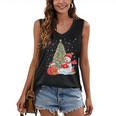Book Christmas Tree Bookworm Gingerbread Man Snowman Reading Women's V-Neck Tank Top Book Christmas Tree Bookworm Gingerbread Man Snowman Reading Women's V-Neck Tank Top