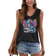 Book Dragon Reading Women's V-Neck Tank Top Book Dragon Reading Women's V-Neck Tank Top