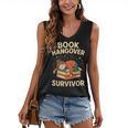Book Hangover Survivor Reading Humor Librarian Bibliophiles Women's V-Neck Tank Top