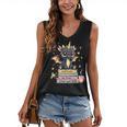 Book Lover Chibi Dragon With Big Red Glasses Bookworm Women's V-Neck Tank Top