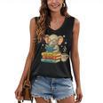 Book Lover Elephant Reading Books Library Read Books Be Kind Women's V-Neck Tank Top Book Lover Elephant Reading Books Library Read Books Be Kind Women's V-Neck Tank Top