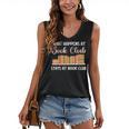 Book Lover Humor What Happens At Book Club Stays Women's V-Neck Tank Top Book Lover Humor What Happens At Book Club Stays Women's V-Neck Tank Top