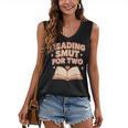 Book Lover Pregnancy Announcement Reveal Smut Women's V-Neck Tank Top Book Lover Pregnancy Announcement Reveal Smut Women's V-Neck Tank Top