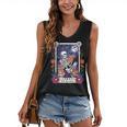 Book Lover Tarot Card The Reader Mystic Skeleton Women's V-Neck Tank Top Book Lover Tarot Card The Reader Mystic Skeleton Women's V-Neck Tank Top
