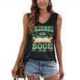 Book And Pajama Pajamas On Book Open Women's V-Neck Tank Top Book And Pajama Pajamas On Book Open Women's V-Neck Tank Top