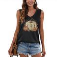 Book Pumpkin Fall Reading Thanksgiving Teacher Librarian Women's V-Neck Tank Top Book Pumpkin Fall Reading Thanksgiving Teacher Librarian Women's V-Neck Tank Top