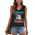 Book Reader Librarian Bookworm In Pajamas Book And Pajama Women's V-Neck Tank Top Book Reader Librarian Bookworm In Pajamas Book And Pajama Women's V-Neck Tank Top