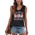 All Booked For Christmas Book Coffee Latte Gingerbread Women's V-Neck Tank Top