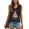 All Booked For Christmas Tree Book Bookish Christmas Women's V-Neck Tank Top All Booked For Christmas Tree Book Bookish Christmas Women's V-Neck Tank Top
