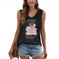 Bookish Babes Club Cute Pink Book Stack With Bow Women's V-Neck Tank Top Bookish Babes Club Cute Pink Book Stack With Bow Women's V-Neck Tank Top