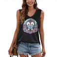 Bookish Penguin Heart A Readers Love Penguins Women's V-Neck Tank Top